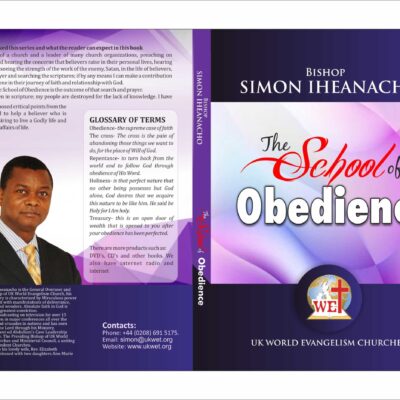 Book cover featuring Bishop Simon Iheanacho