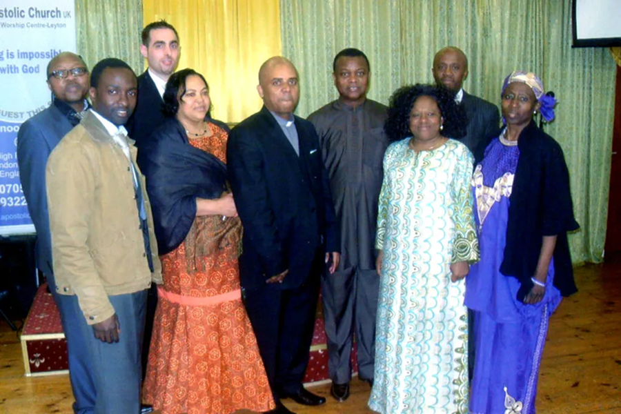 Diverse group dressed in formal attire